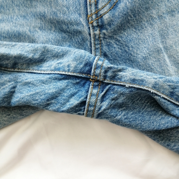 Free People We The Free Ranger Ripped Crop Wide Leg Jeans In Sky 30 - Picture 8 of 16